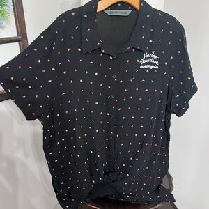 Harley-Davidson Women’s EUC Button Down Shirt sz Lg